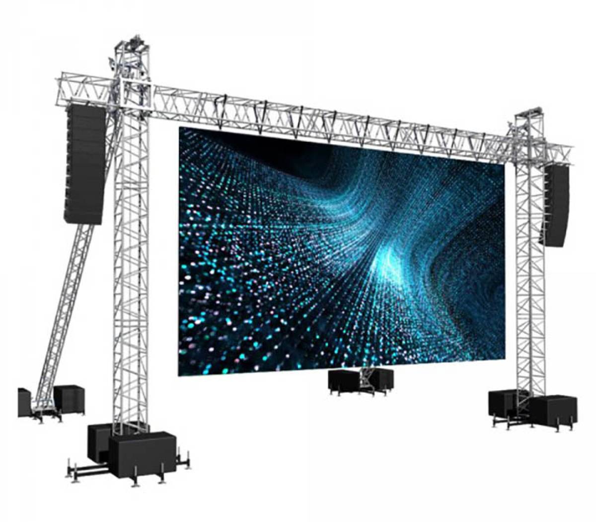 Écran LED 12m²/24m² Haute Luminosité + Support 